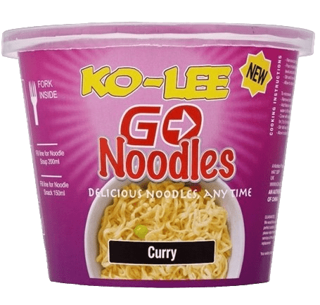 Ko-Lee Go Pot Noodle Curry Flavour 1 x 65g - Spec Milk 24 hrs
