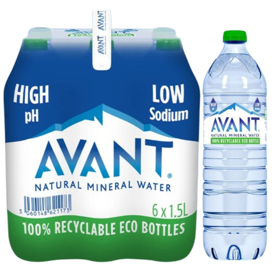 Avant Natural Mineral Water | 6 x 1.5L Multipack Case