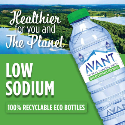 Avant Natural Mineral Water | 24 x 500ml Case | High pH & Low Sodium