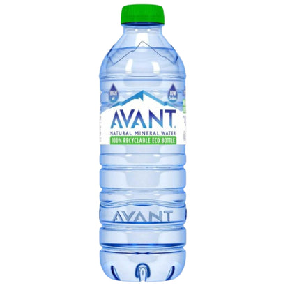 Avant Natural Mineral Water | 24 x 500ml Case | High pH & Low Sodium