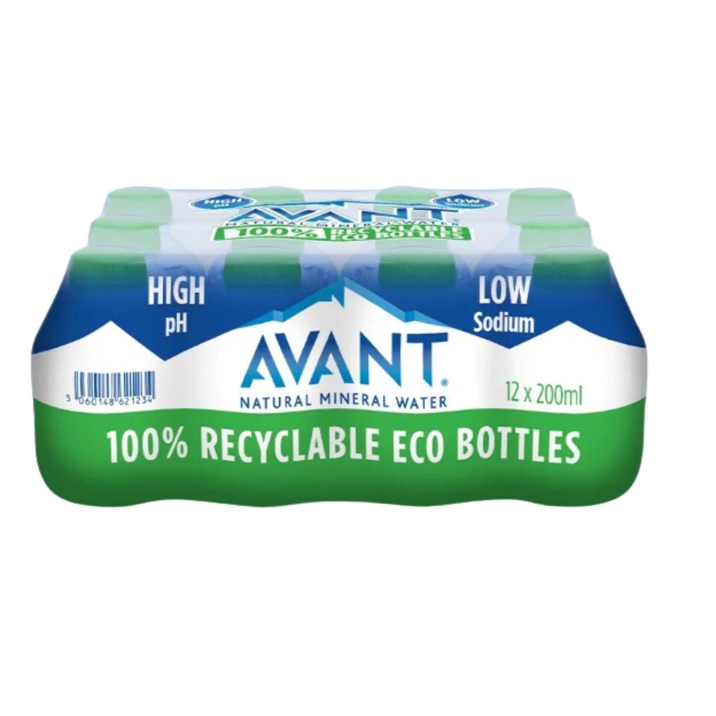 Avant Natural Mineral Water | 200ml Pocket Size | High pH & Low Sodium