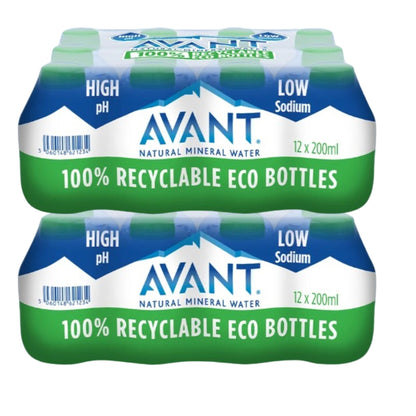 Avant Natural Mineral Water | 200ml Pocket Size | High pH & Low Sodium