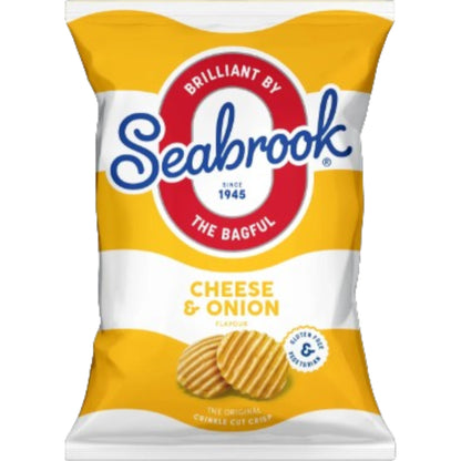 Seabrook Cheese & Onion Crisps 31.8g