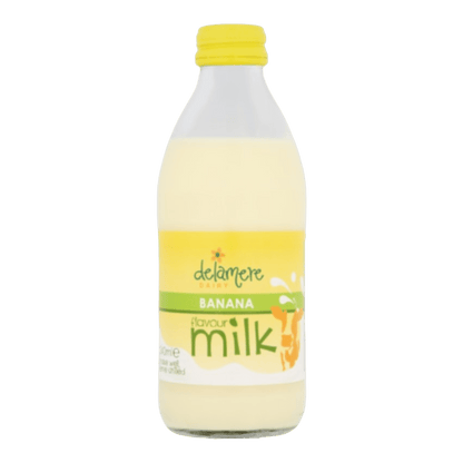 Delamere Dairy Banana Flavour Milk - 240ml - Spec Milk 24 hrs