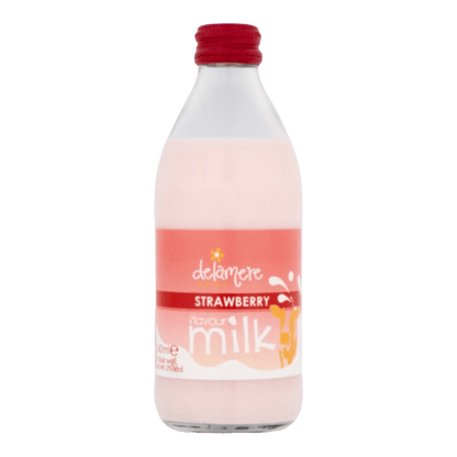 Delamere Dairy Strawberry Flavour Milk - 240ml - Spec Milk 24 hrs