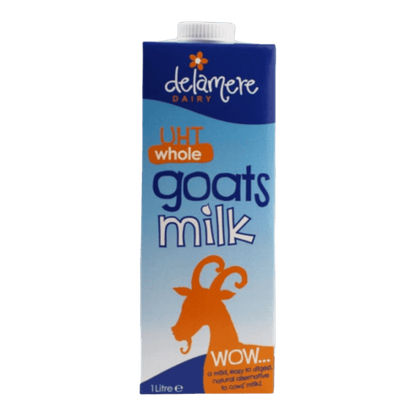 Delamere Dairy Whole Goats Milk - 1Ltr - Spec Milk 24 hrs